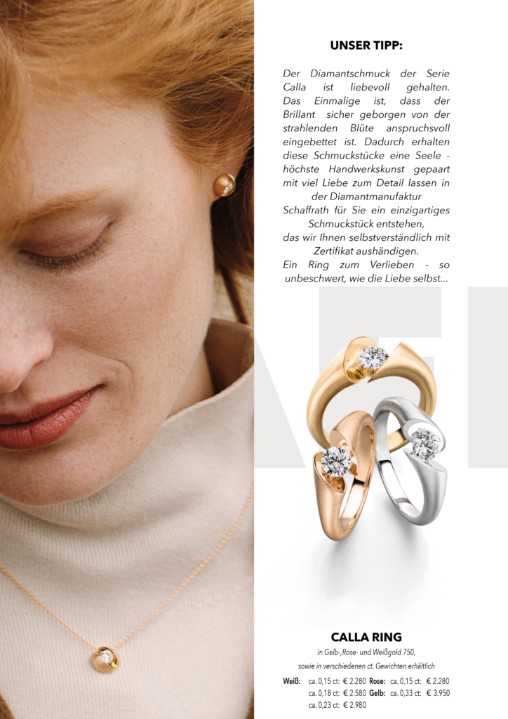 Beispiel des Kundenmagazins von Juwelier Schäfers